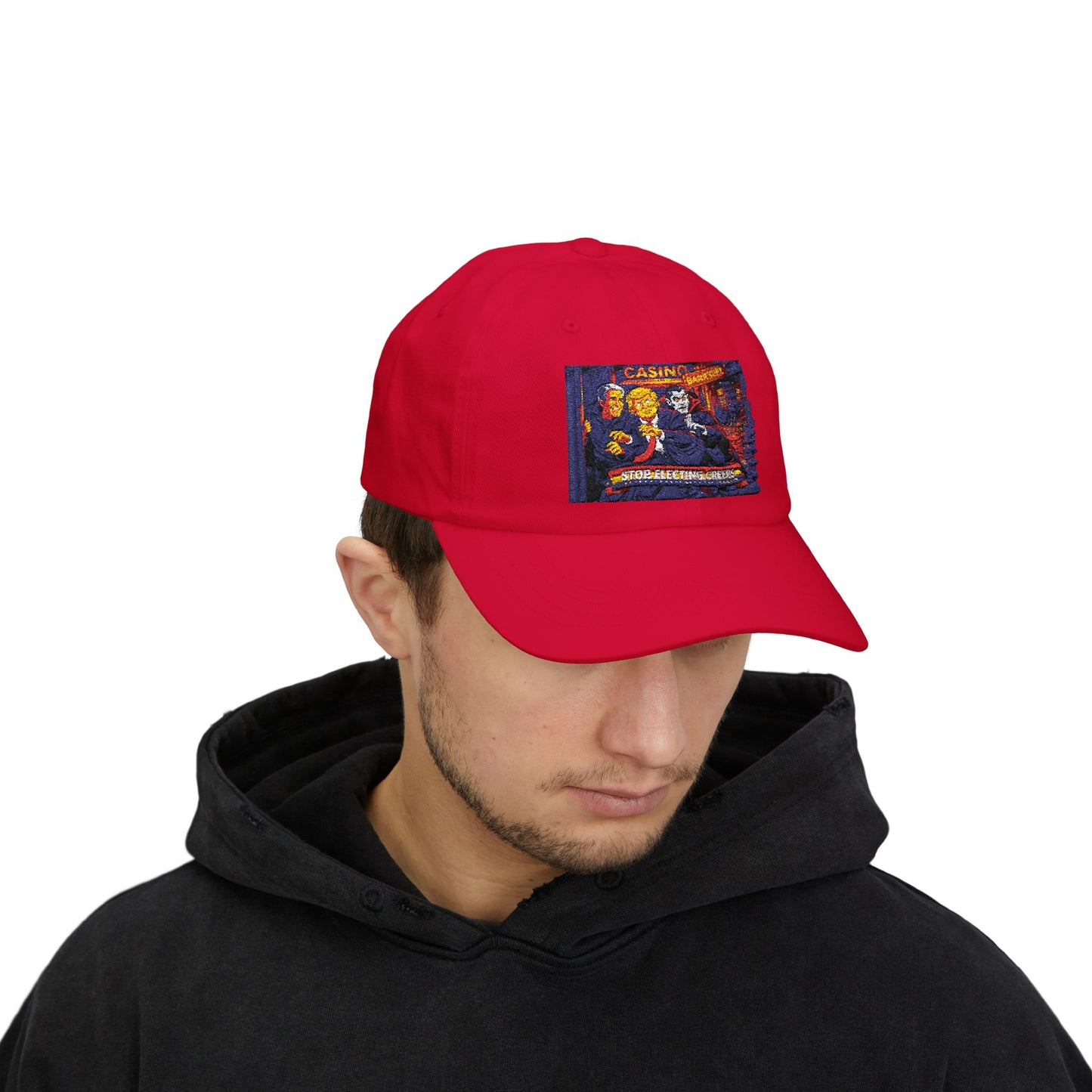Dad Cap — Vintage Casino Poster Embroidered Baseball Hat