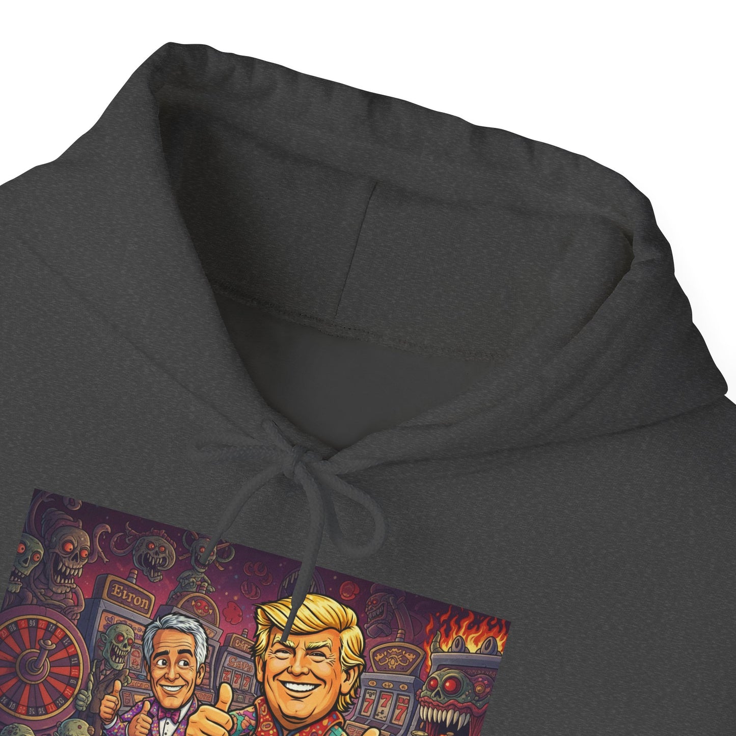 Political Satire Hoodie — "Stop Electing Creeps" Graphic Pullover
