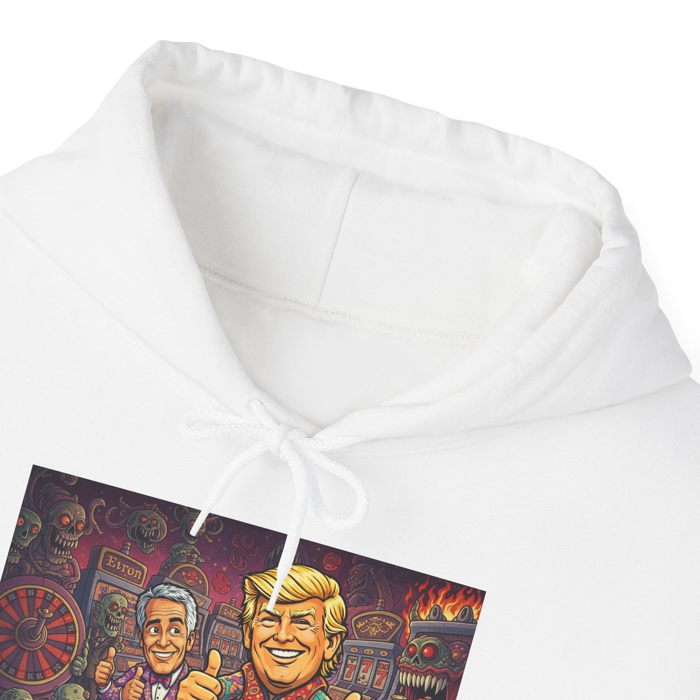 Political Satire Hoodie — "Stop Electing Creeps" Graphic Pullover