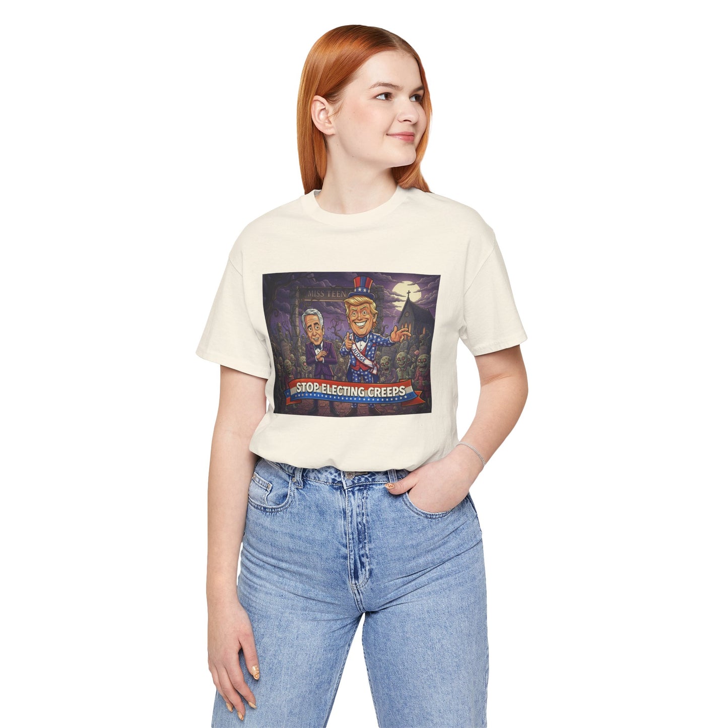 Stop Electing Creeps Political T‑Shirt — Satirical Anti‑Corruption Tee