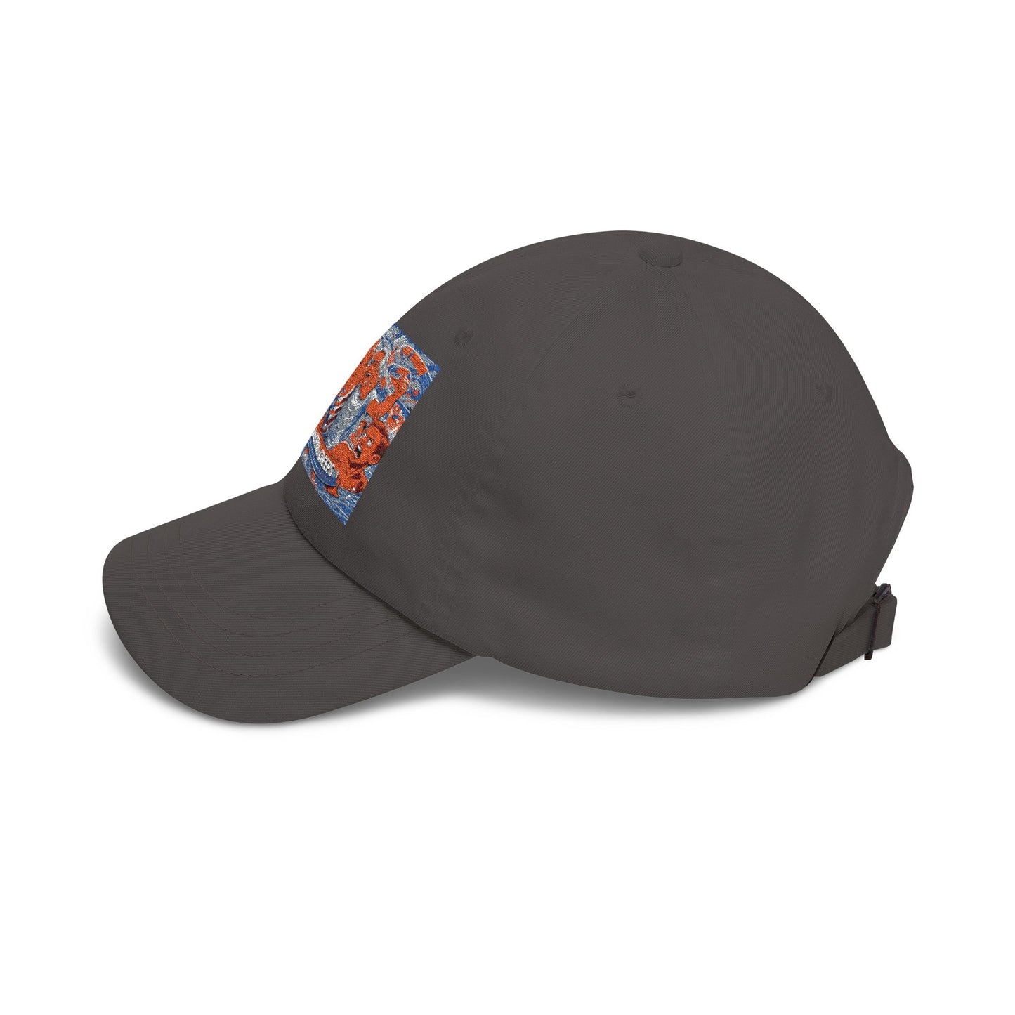 Dad Cap — Vintage Orange Lobsters Patch Hat