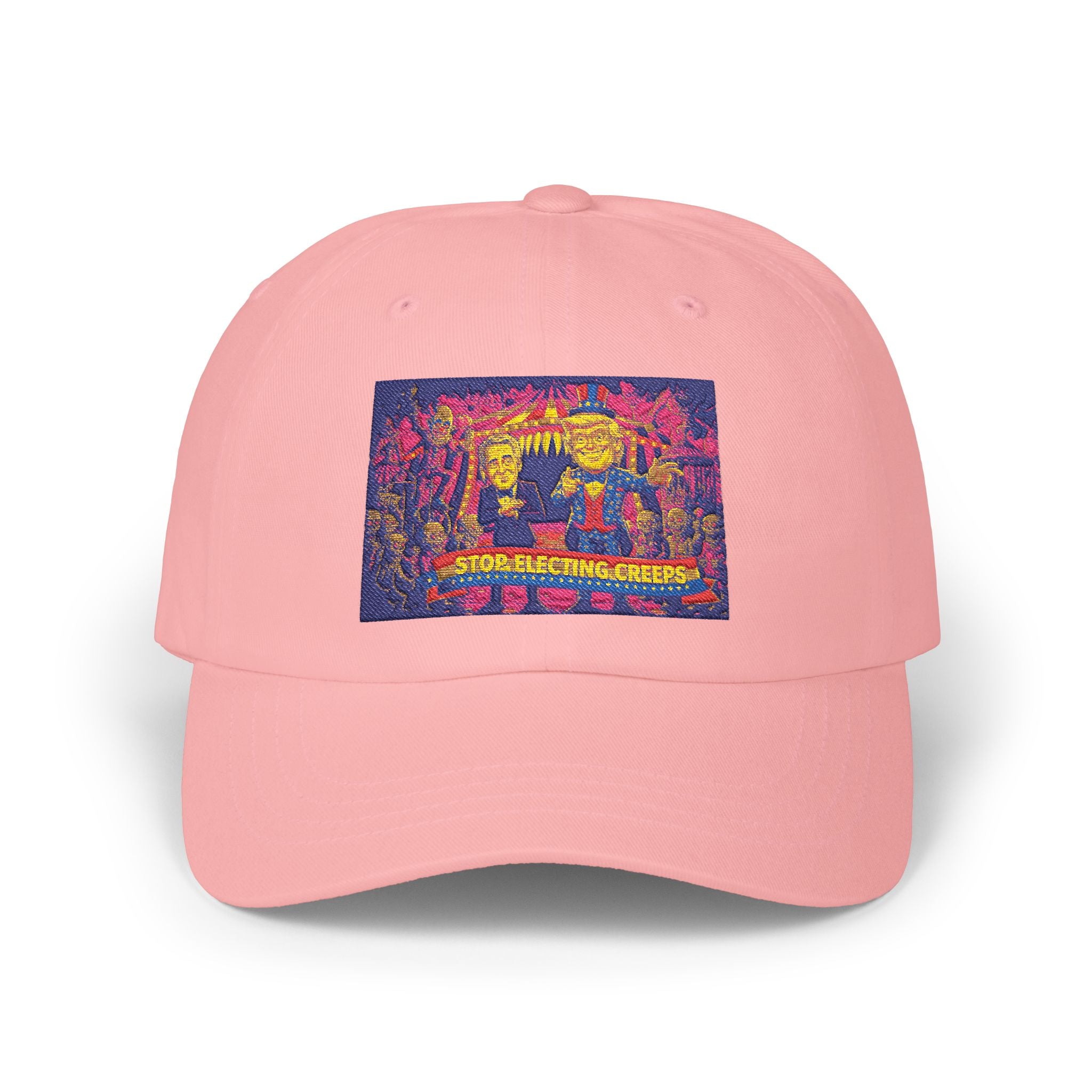 Dad Cap — Vintage Surfing Scene Embroidered 'Long Beach/Calif.' Hat