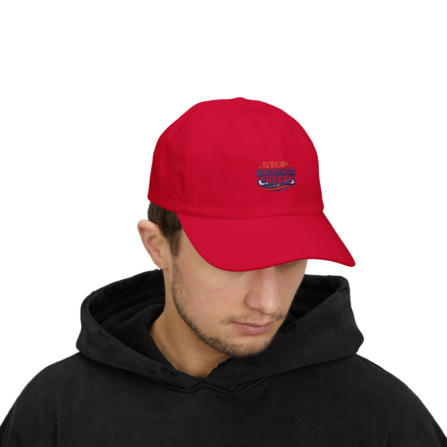Dad Cap — "Stop Electing Creeps" Embroidered Political Baseball Hat