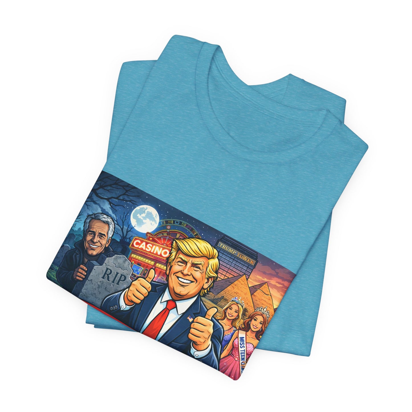 Stop Electing Creeps Tee — Satirical Political Graphic T‑Shirt