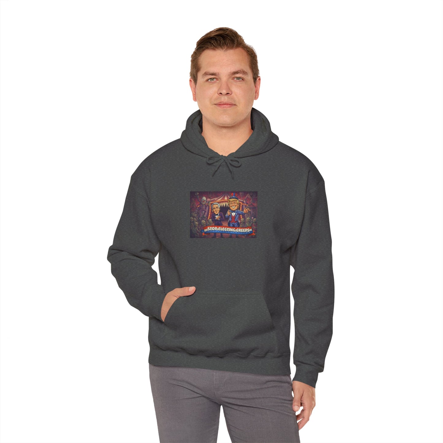 Retro Campfire Hoodie — "Good Vibes, Great Friends" Graphic Hooded Sweatshirt