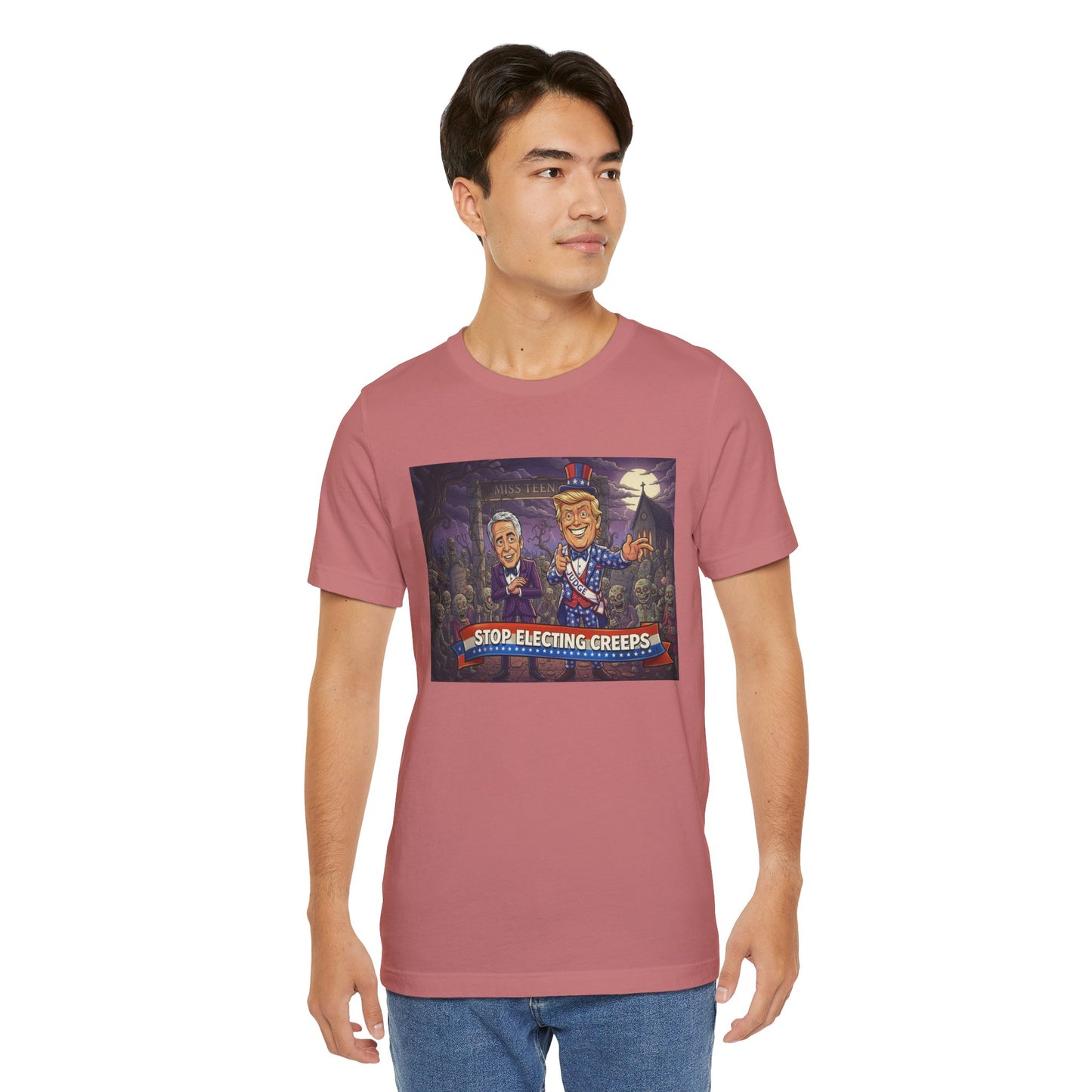 Stop Electing Creeps Political T‑Shirt — Satirical Anti‑Corruption Tee