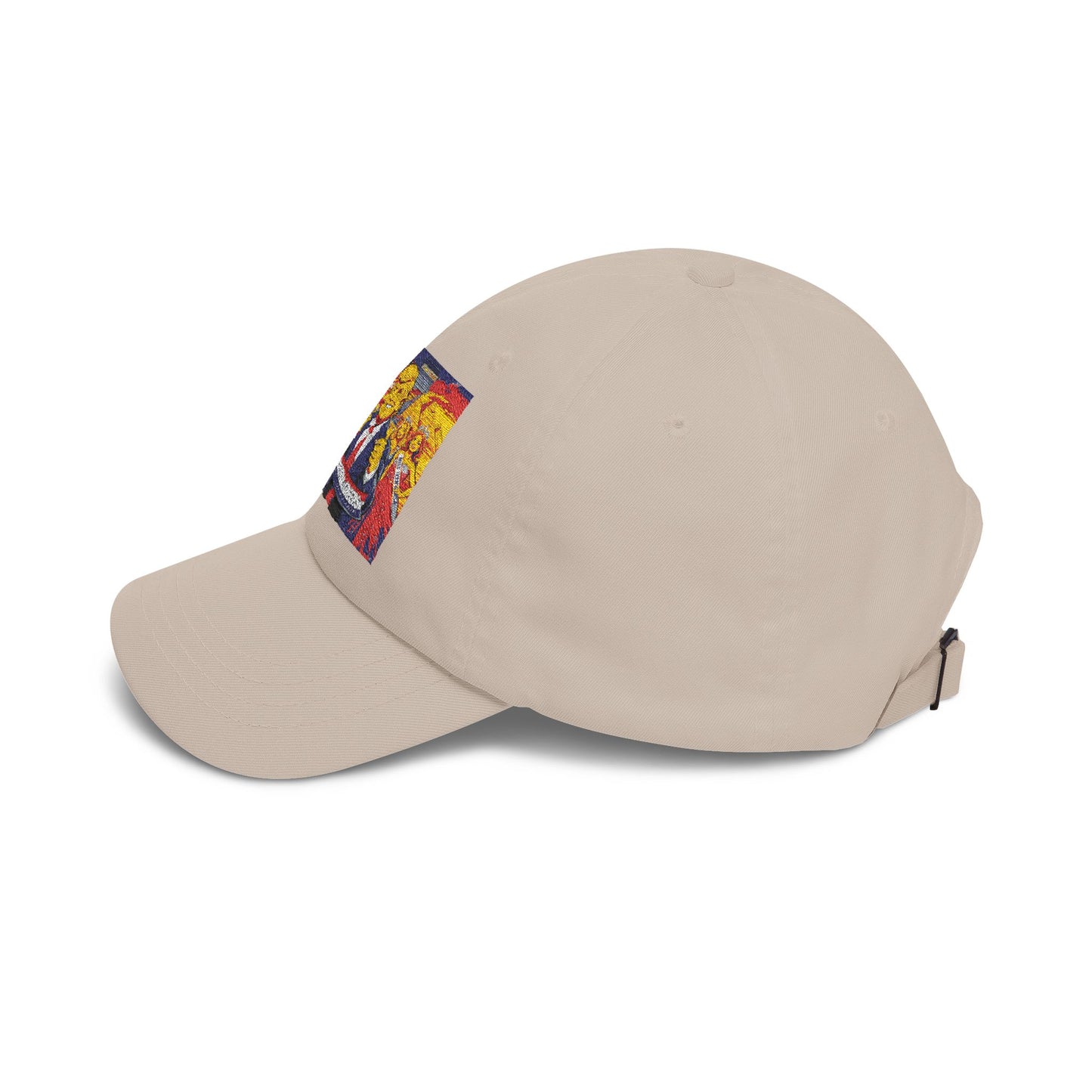 Dad Cap with Pixel Art Political Leader Design
