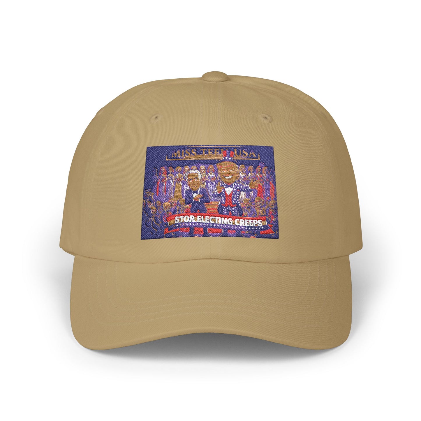 Dad Cap — Vintage Arcade 'Stop Kicking Sleep's' Graphic Hat