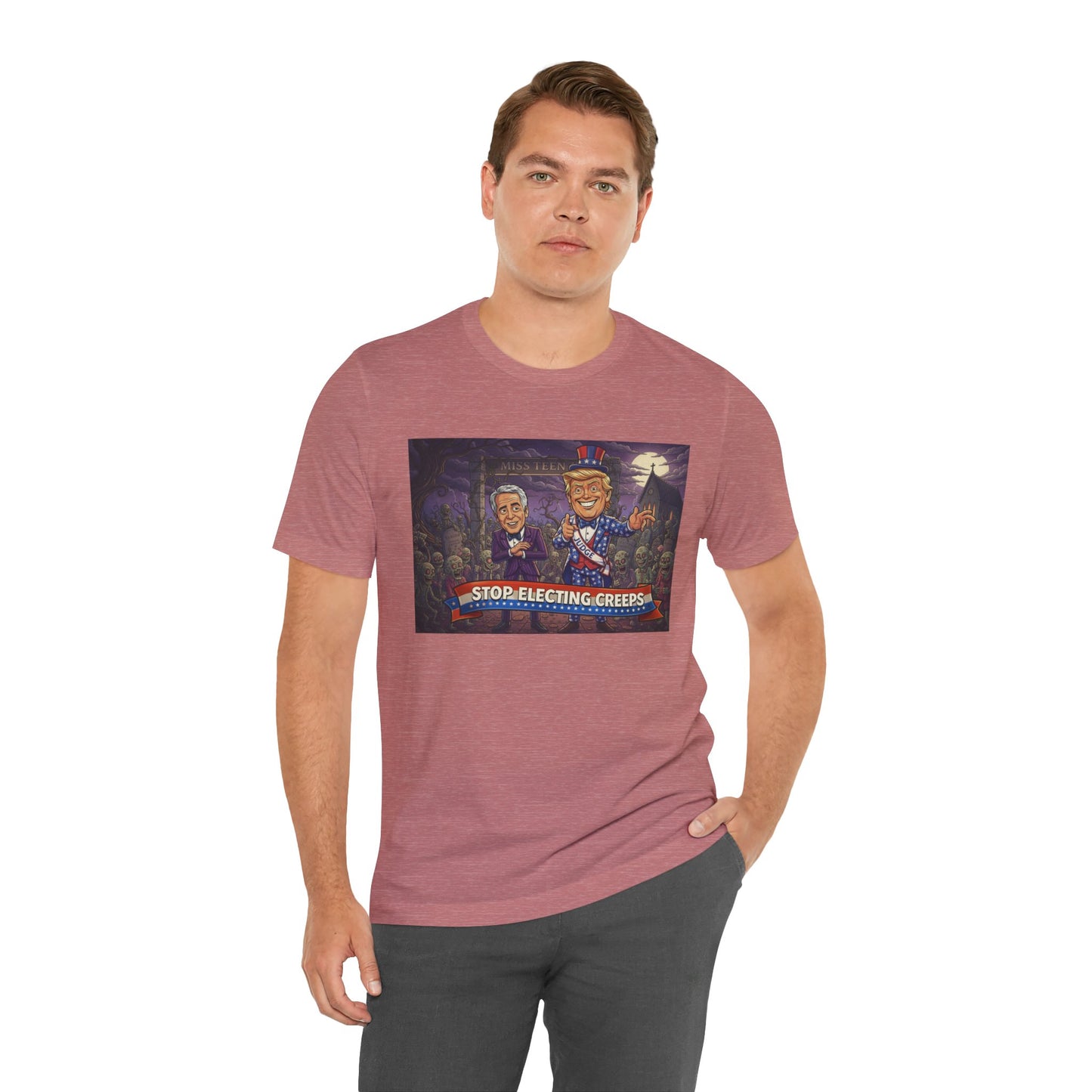 Stop Electing Creeps Political T‑Shirt — Satirical Anti‑Corruption Tee