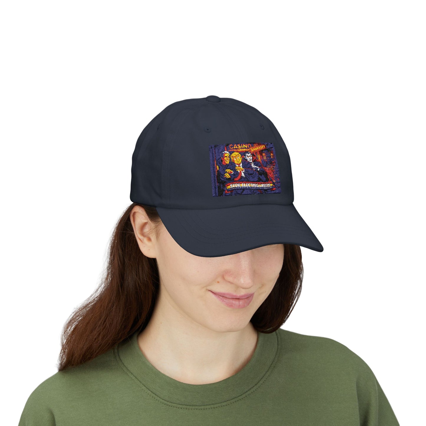 Dad Cap — Vintage Casino Poster Embroidered Baseball Hat