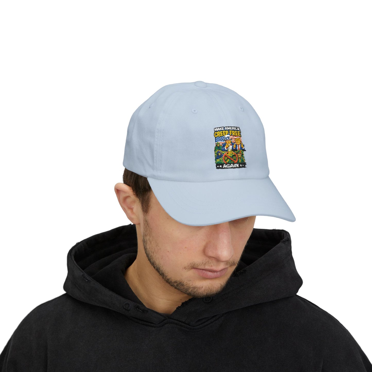 Dad Cap - ‘Crisis Free Again’ Retro Garden Patch Baseball Hat