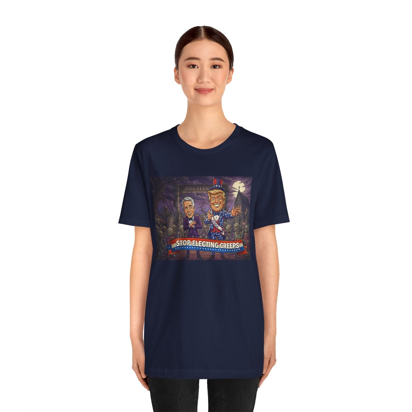 Stop Electing Creeps Political T‑Shirt — Satirical Anti‑Corruption Tee