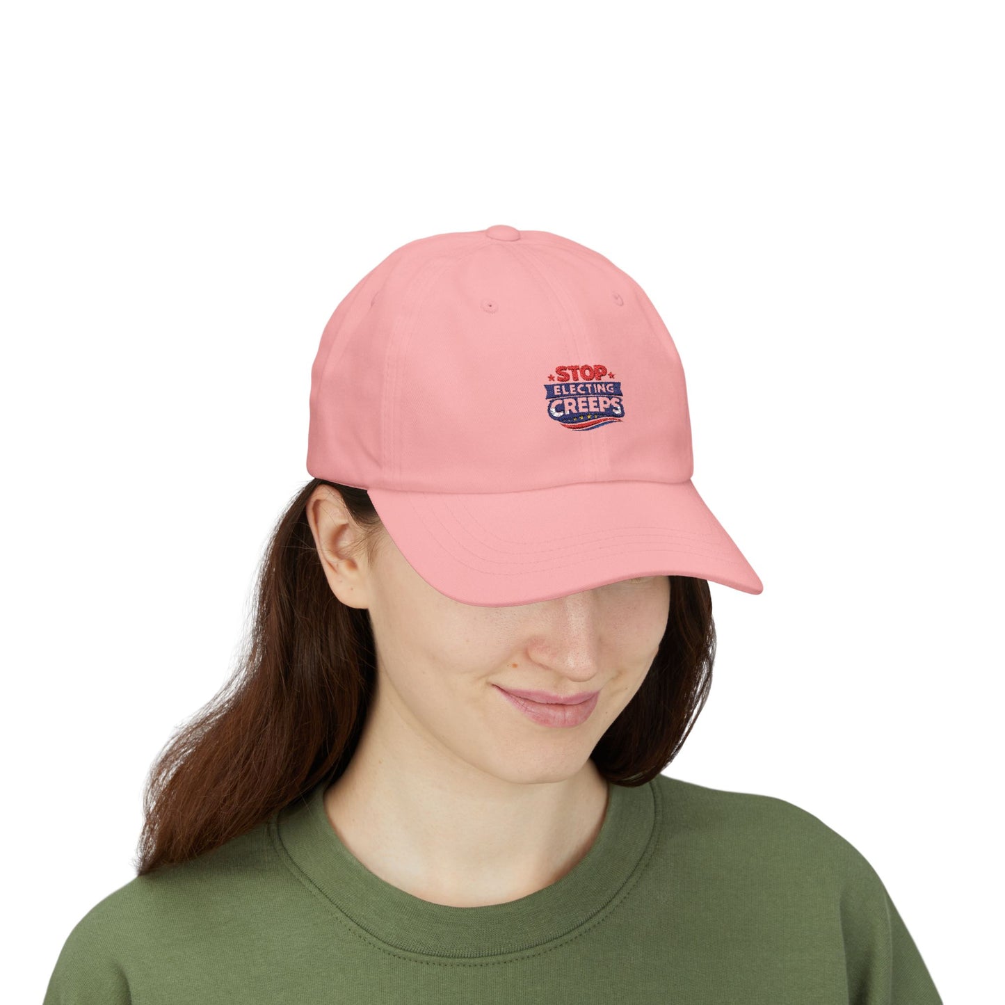 Dad Cap — "Stop Electing Creeps" Embroidered Political Baseball Hat