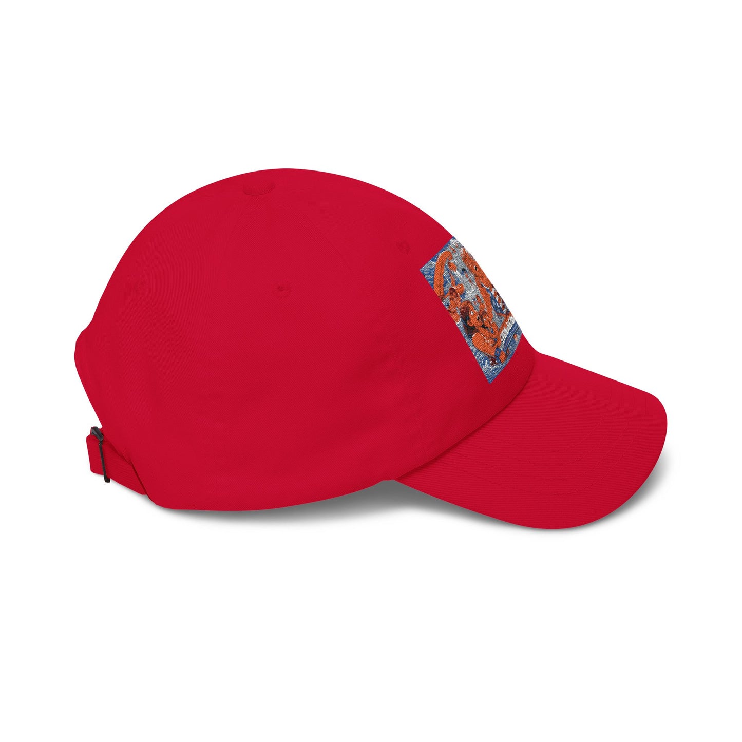 Dad Cap — Vintage Orange Lobsters Patch Hat