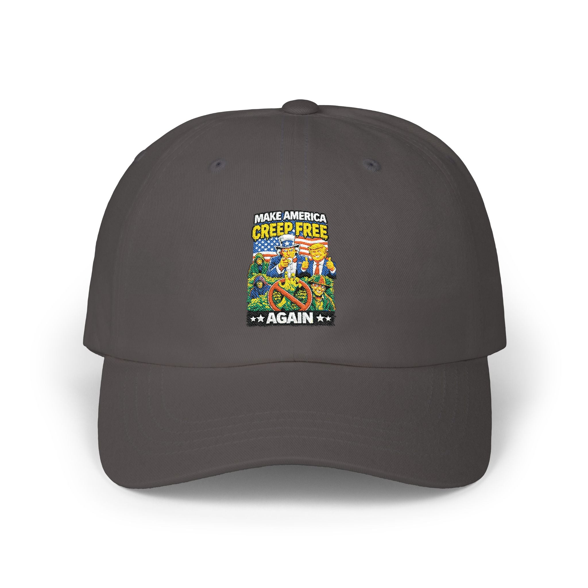 Dad Cap - ‘Crisis Free Again’ Retro Garden Patch Baseball Hat