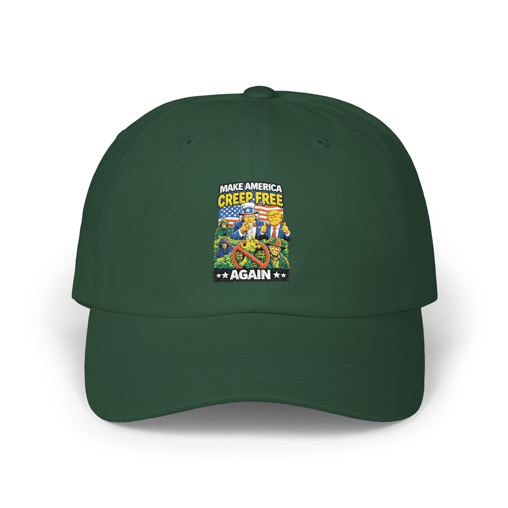 Dad Cap - ‘Crisis Free Again’ Retro Garden Patch Baseball Hat