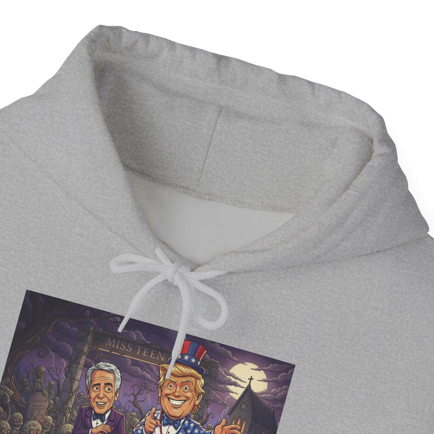 Patriotic Campfire Hoodie — 'Land of the Free' Vintage Americana Design