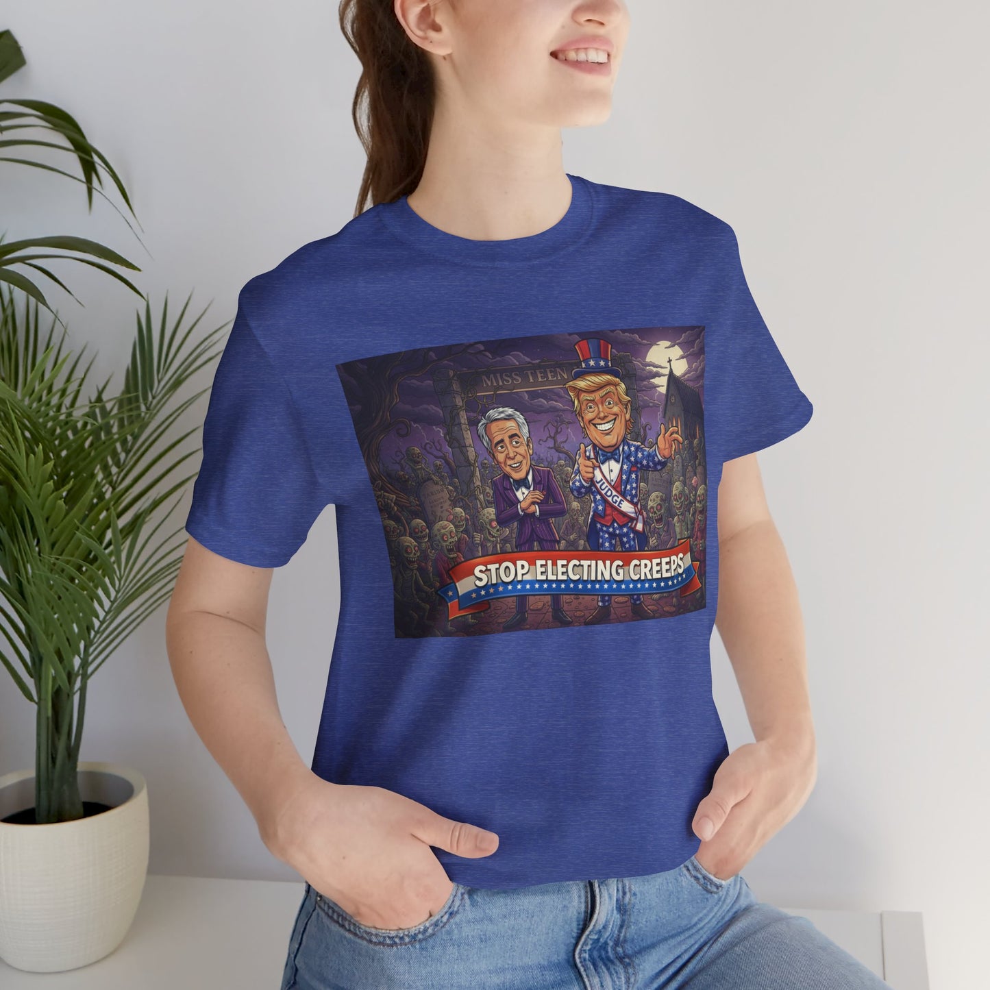 Stop Electing Creeps Political T‑Shirt — Satirical Anti‑Corruption Tee