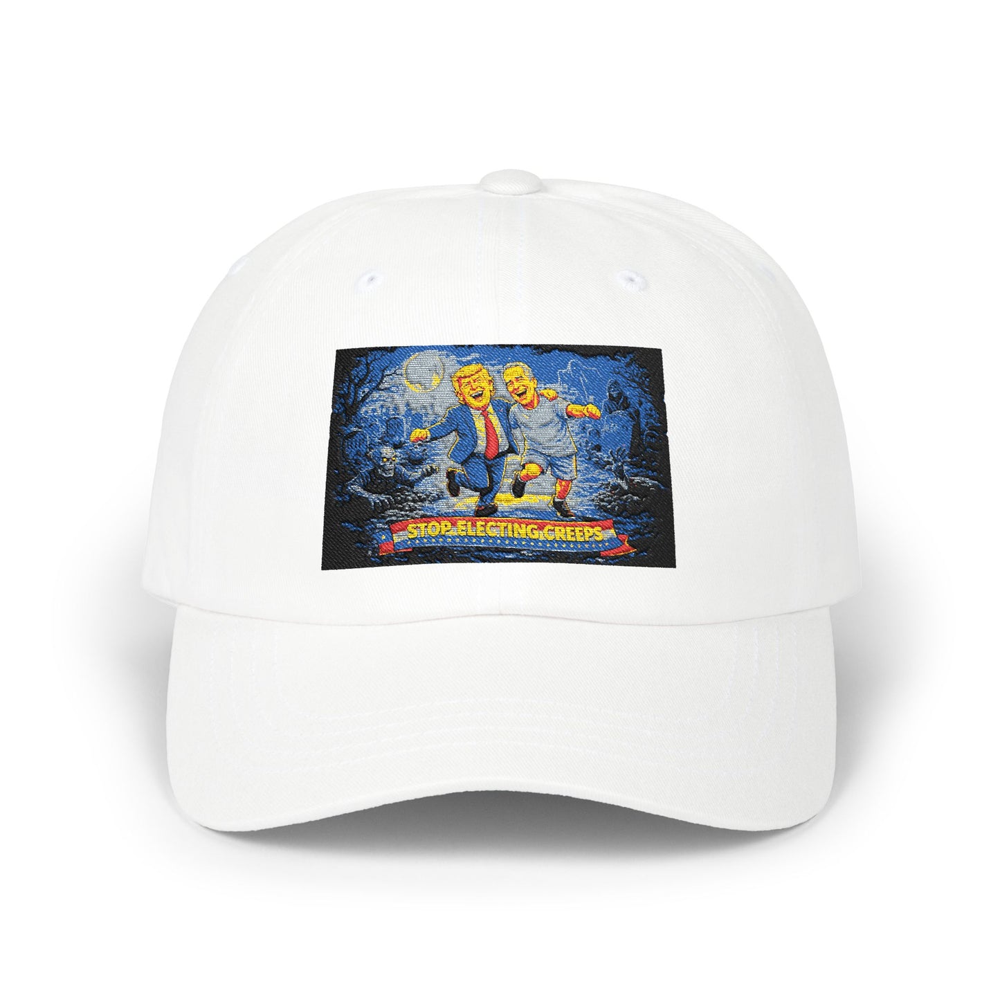 Dad Cap — Starry Night Surfing Patch Hat
