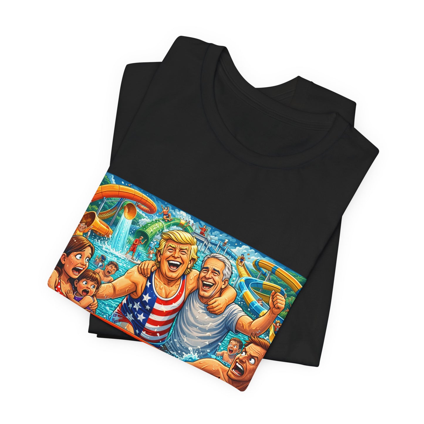 T‑Shirt — "Stop Fleecing Creeps" Beach Party Graphic Tee