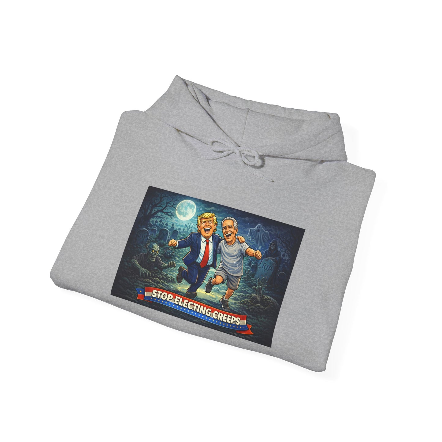 Political Comedy Hoodie — “Surrendering America” Satirical Graphic Sweatshirt