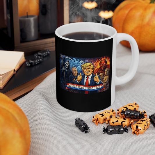 Horror Movie Villains Ceramic Mug – Retro Killer Characters Coffee Cup (11oz/15oz)