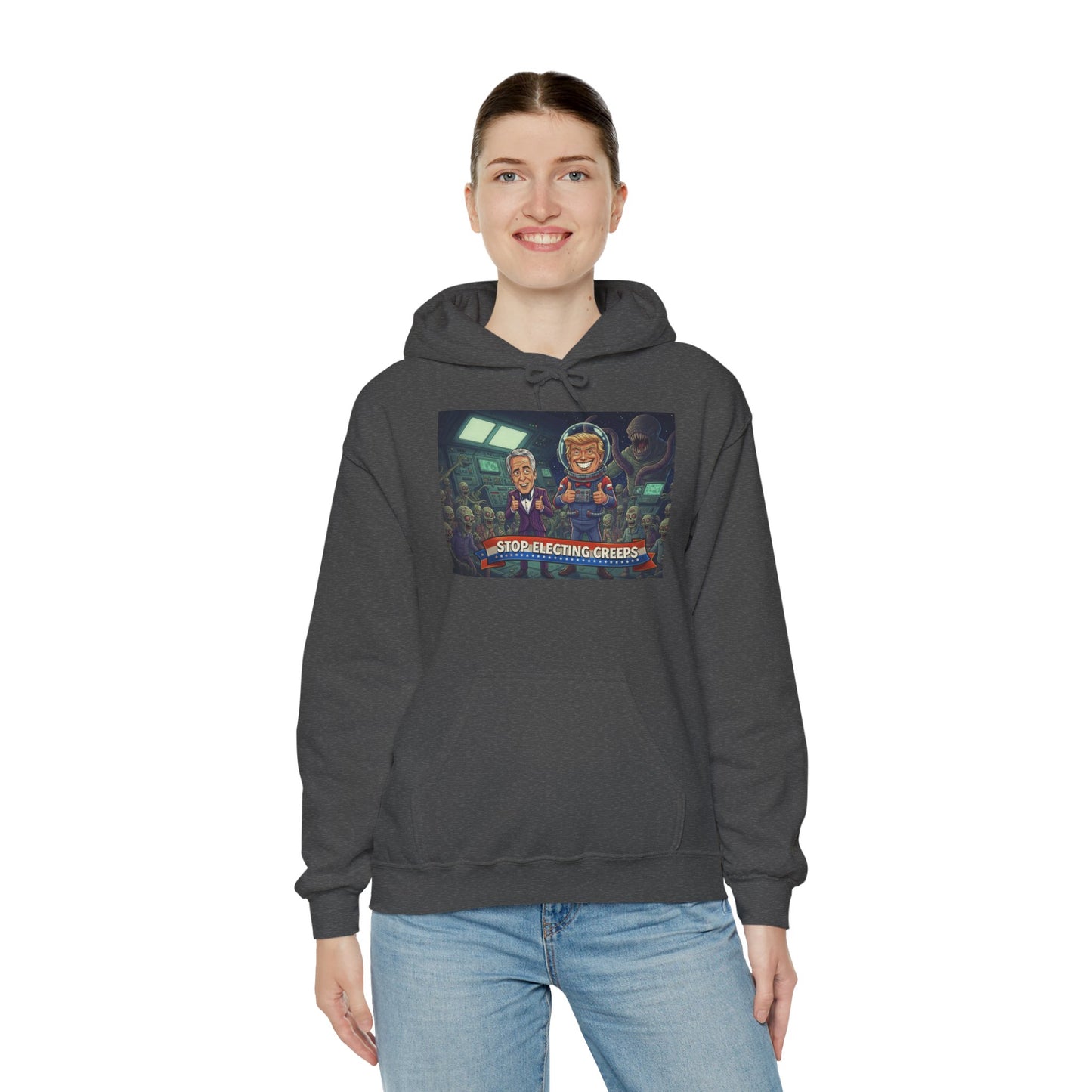 Gaming Crew Hoodie — 'Store-Selecting Griefers' Retro Arcade Design