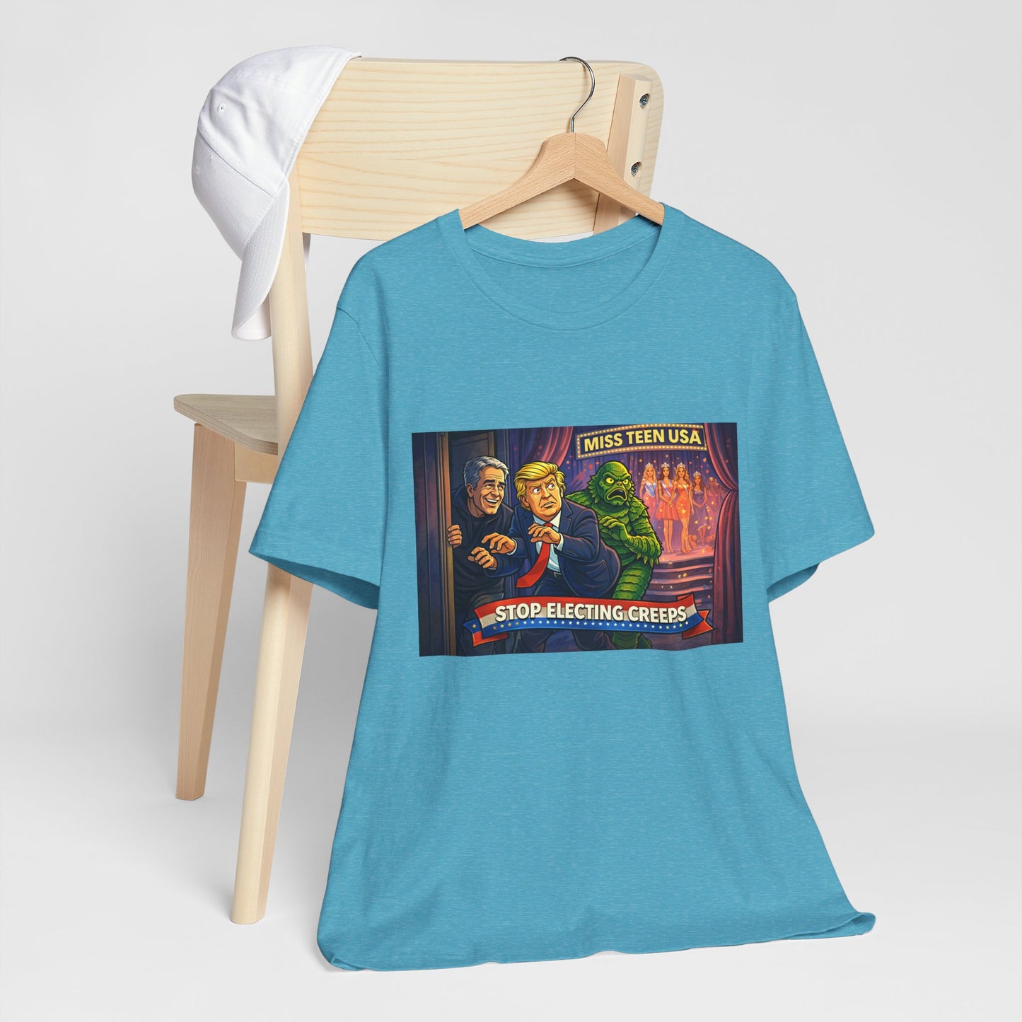 Stop Electing Creeps Tee — Political Satire Graphic Shirt