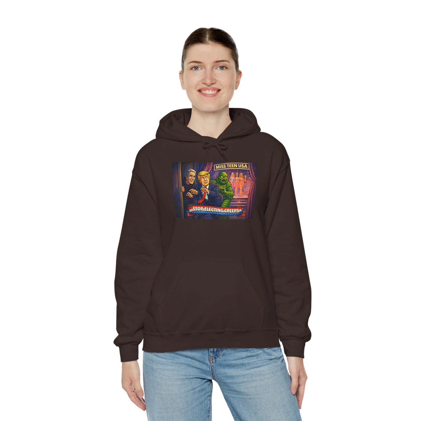 Hoodie — Retro Vintage Movie Poster "Bride of Frankenstein" Graphic Pullover