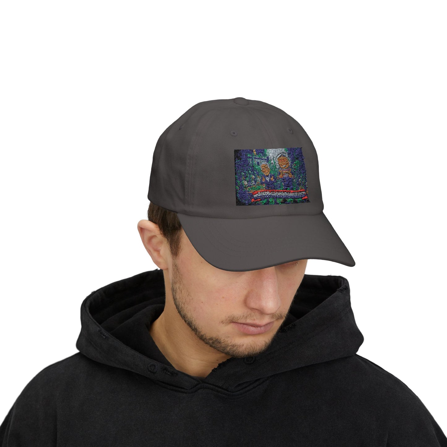 Dad Cap — Vintage Photo Mosaic Baseball Hat