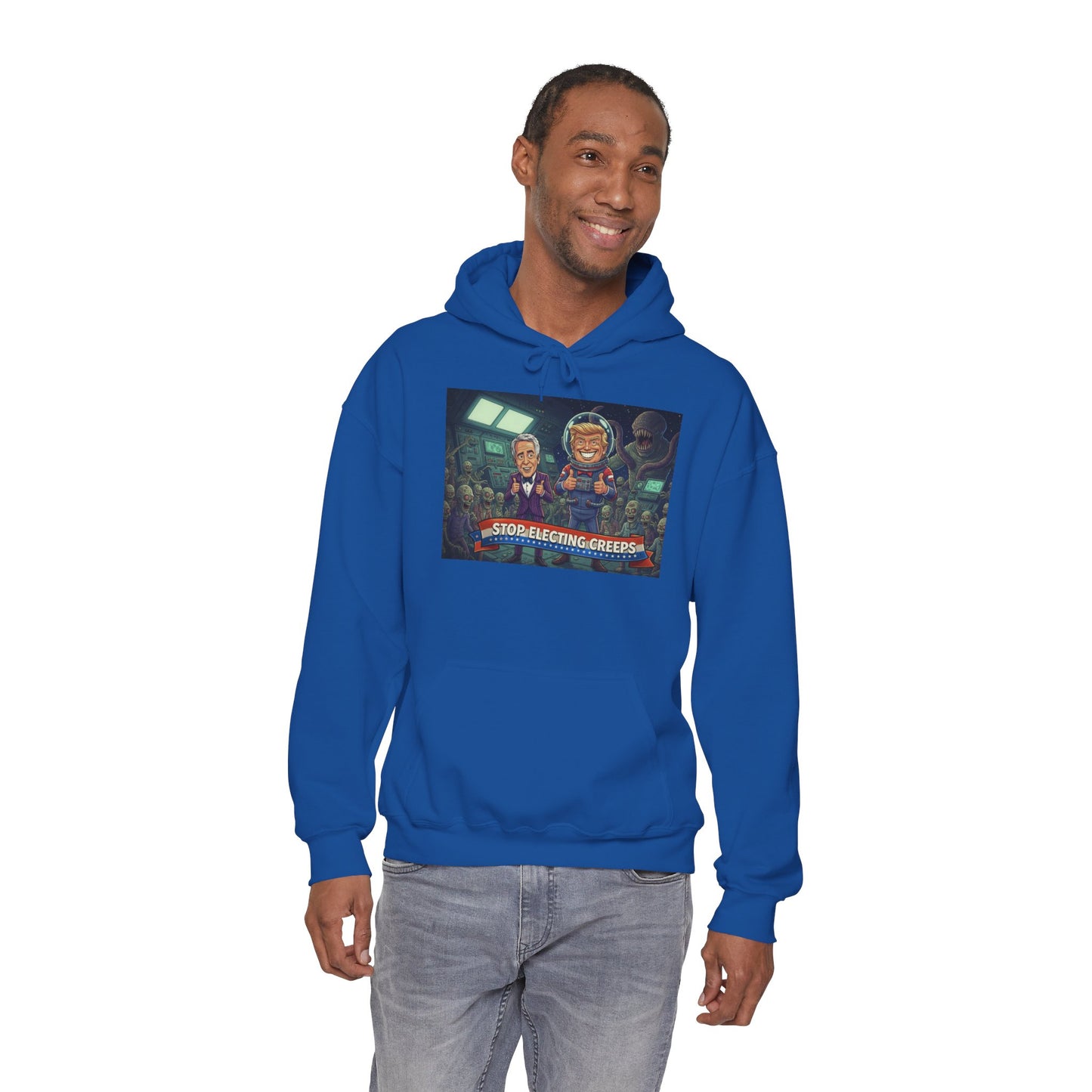 Gaming Crew Hoodie — 'Store-Selecting Griefers' Retro Arcade Design