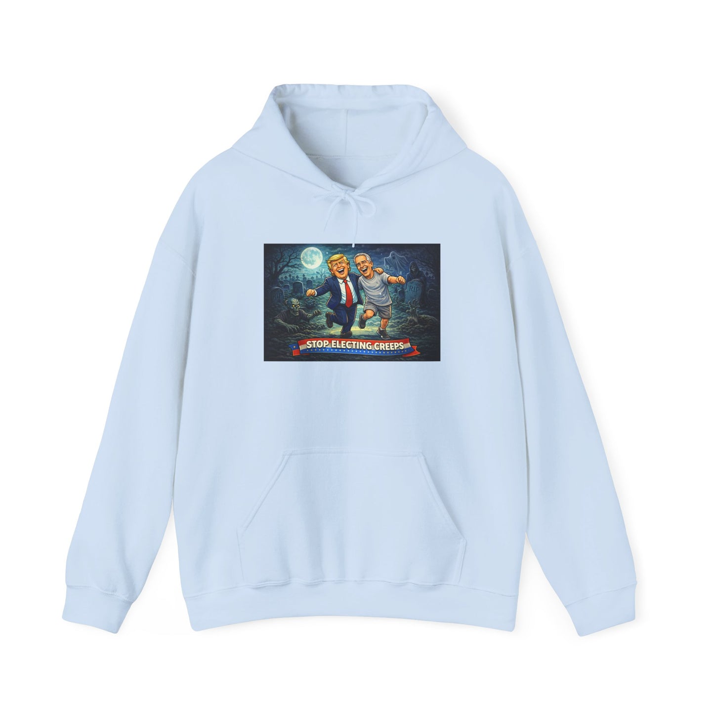 Political Comedy Hoodie — “Surrendering America” Satirical Graphic Sweatshirt