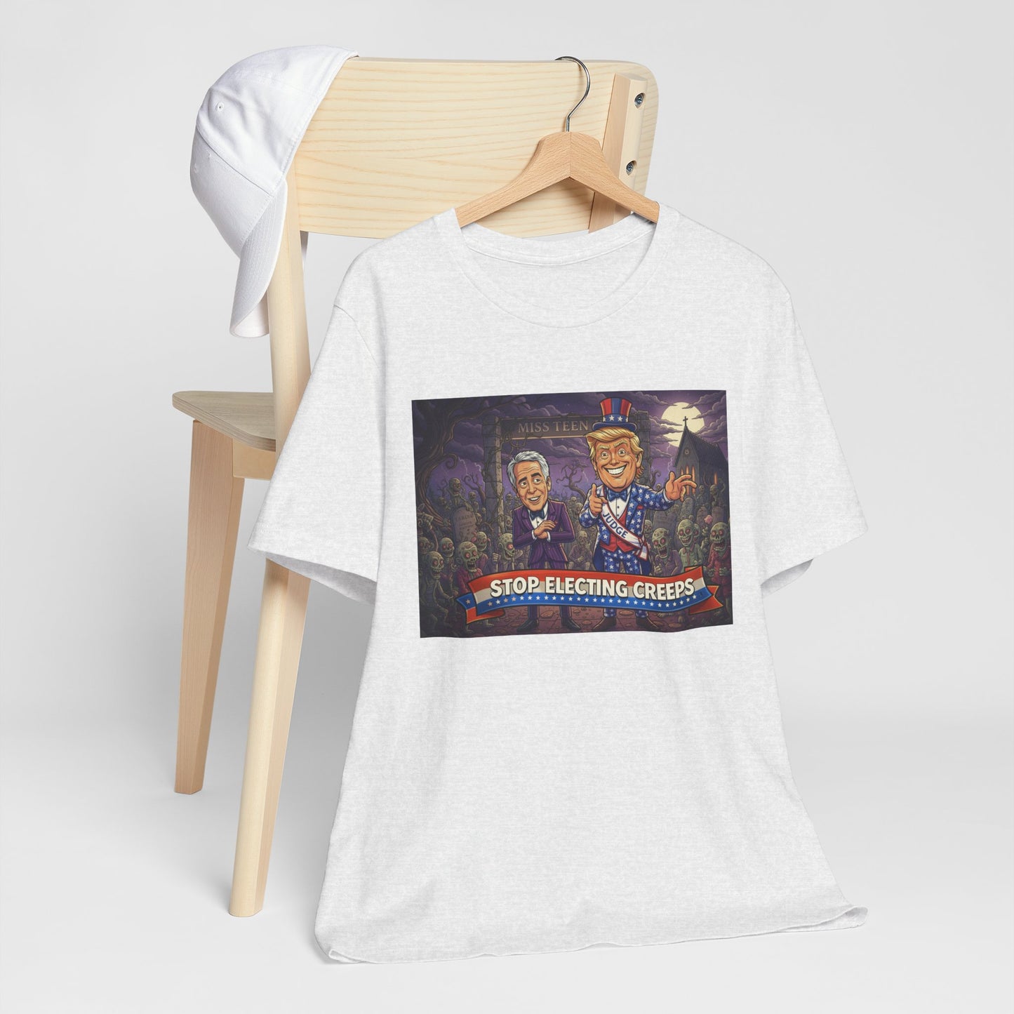 Stop Electing Creeps Political T‑Shirt — Satirical Anti‑Corruption Tee