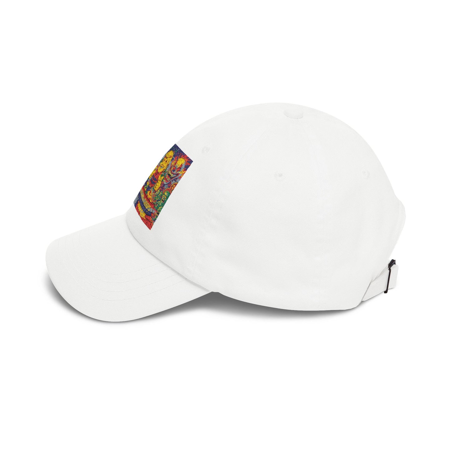 Dad Cap — Colorful Mosaic Smile Design