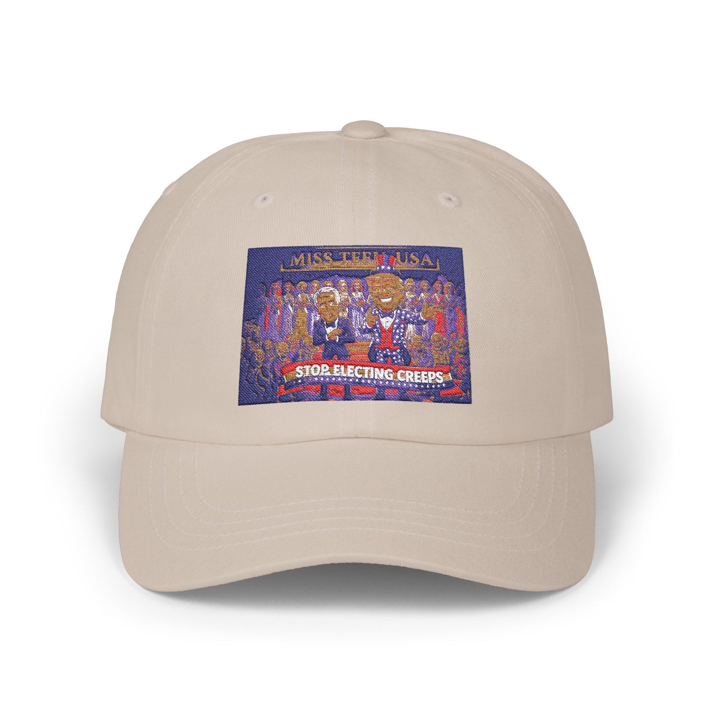 Dad Cap — Vintage Arcade 'Stop Kicking Sleep's' Graphic Hat