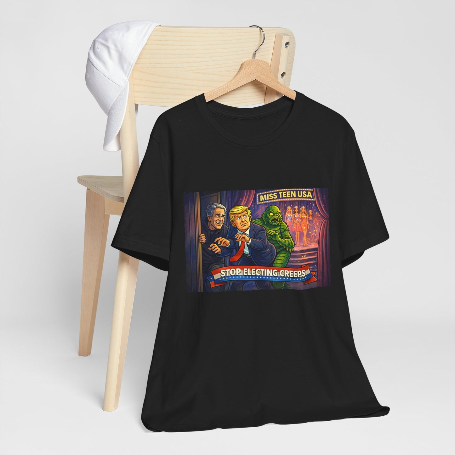 Stop Electing Creeps Tee — Political Satire Graphic Shirt