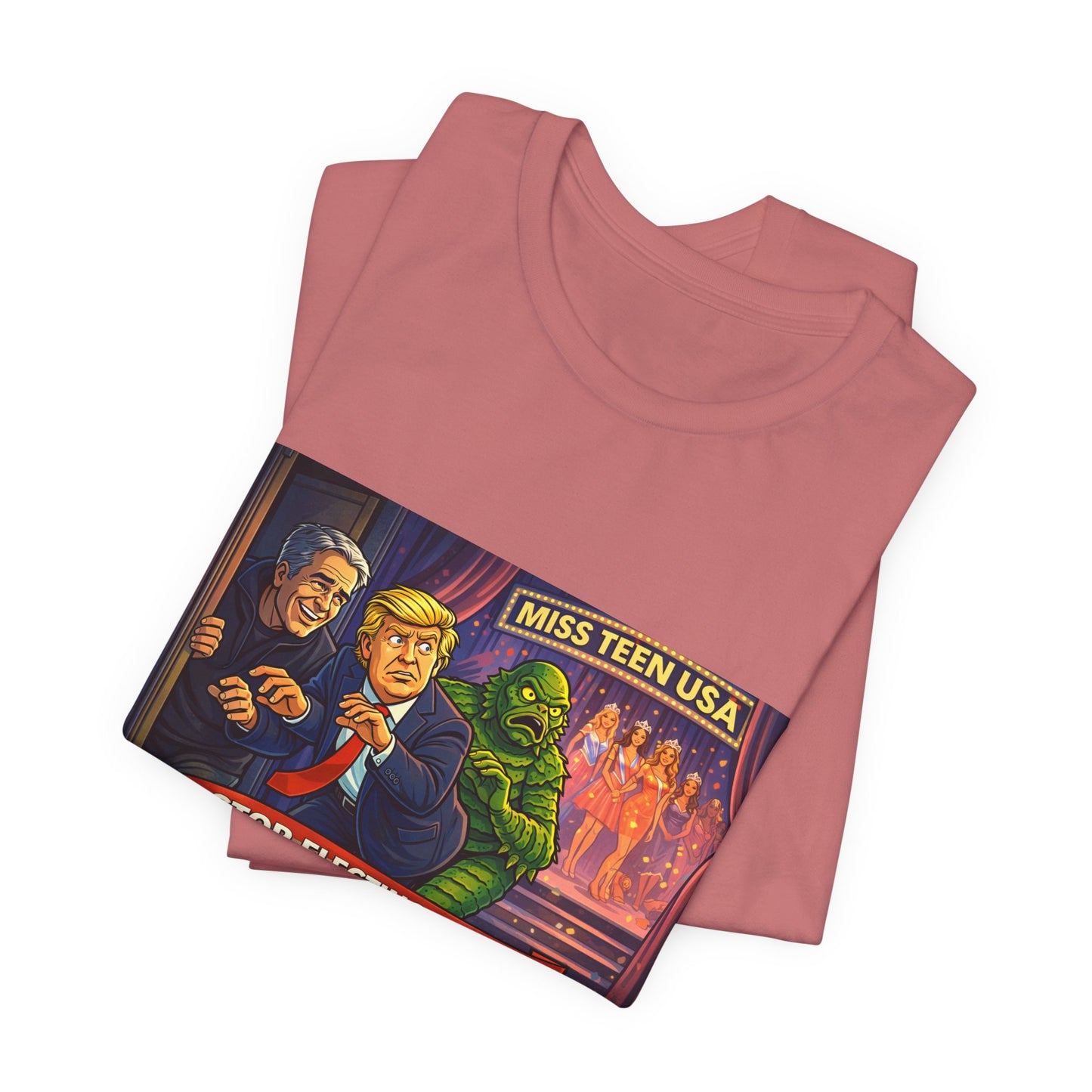 Stop Electing Creeps Tee — Political Satire Graphic Shirt