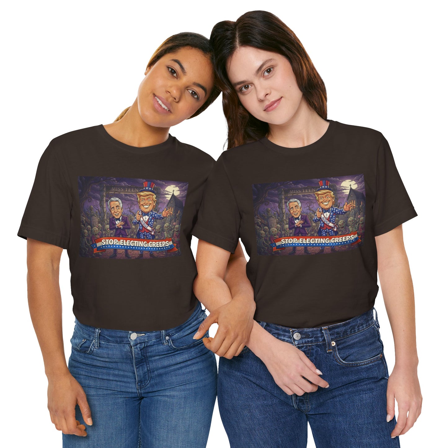 Stop Electing Creeps Political T‑Shirt — Satirical Anti‑Corruption Tee