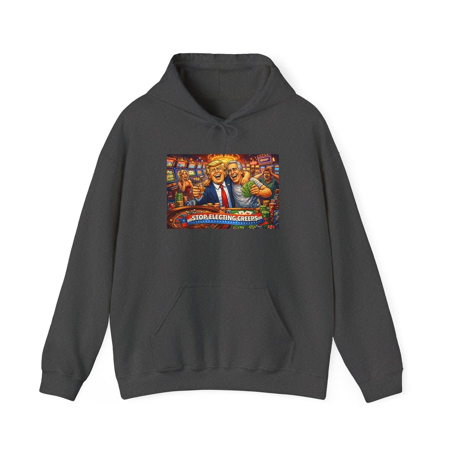 Political Parody Hoodie — 'Stop Blanching Beer' Colorful Satire Design