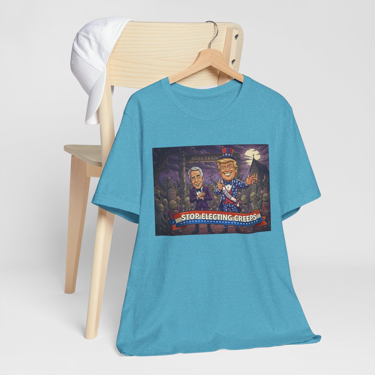 Stop Electing Creeps Political T‑Shirt — Satirical Anti‑Corruption Tee