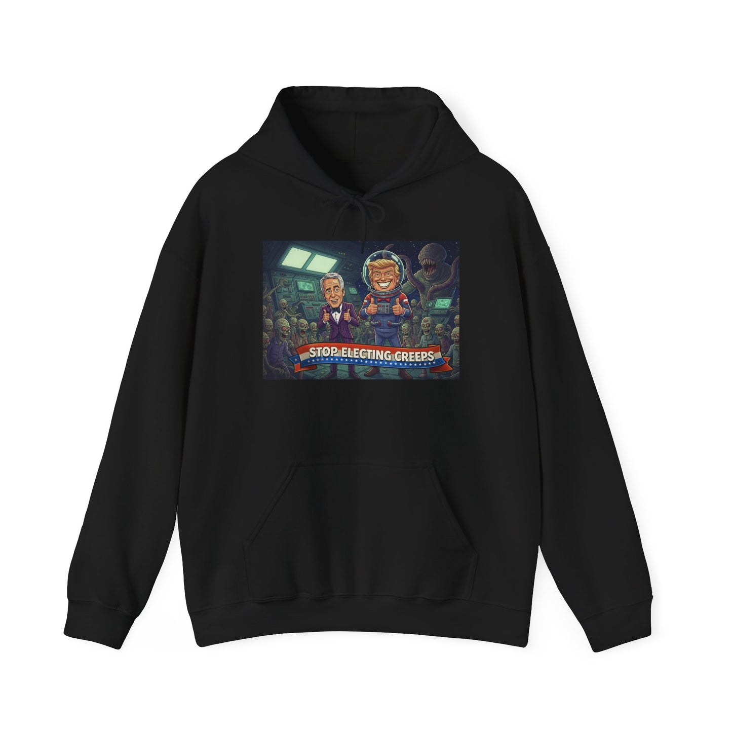 Gaming Crew Hoodie — 'Store-Selecting Griefers' Retro Arcade Design