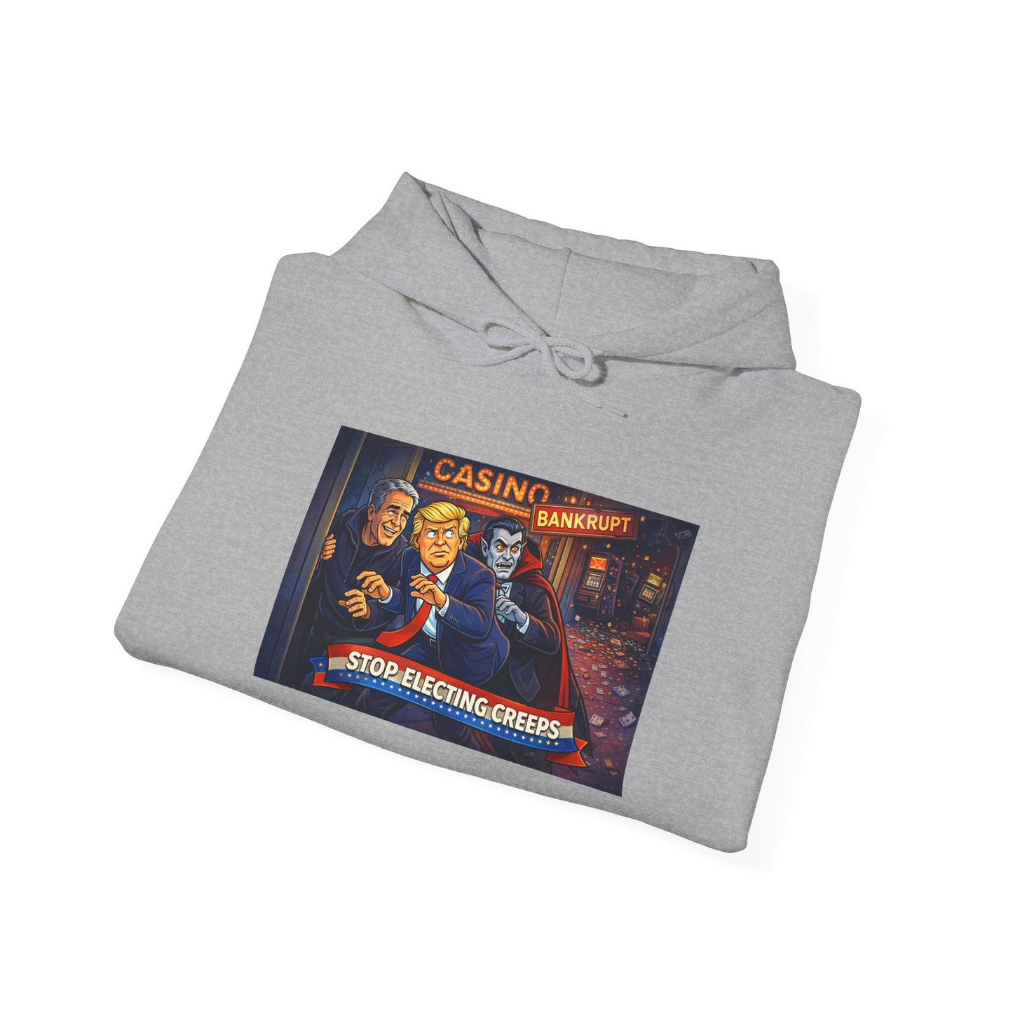 Casino Night Hoodie — Vintage Gambling Scene Sweatshirt