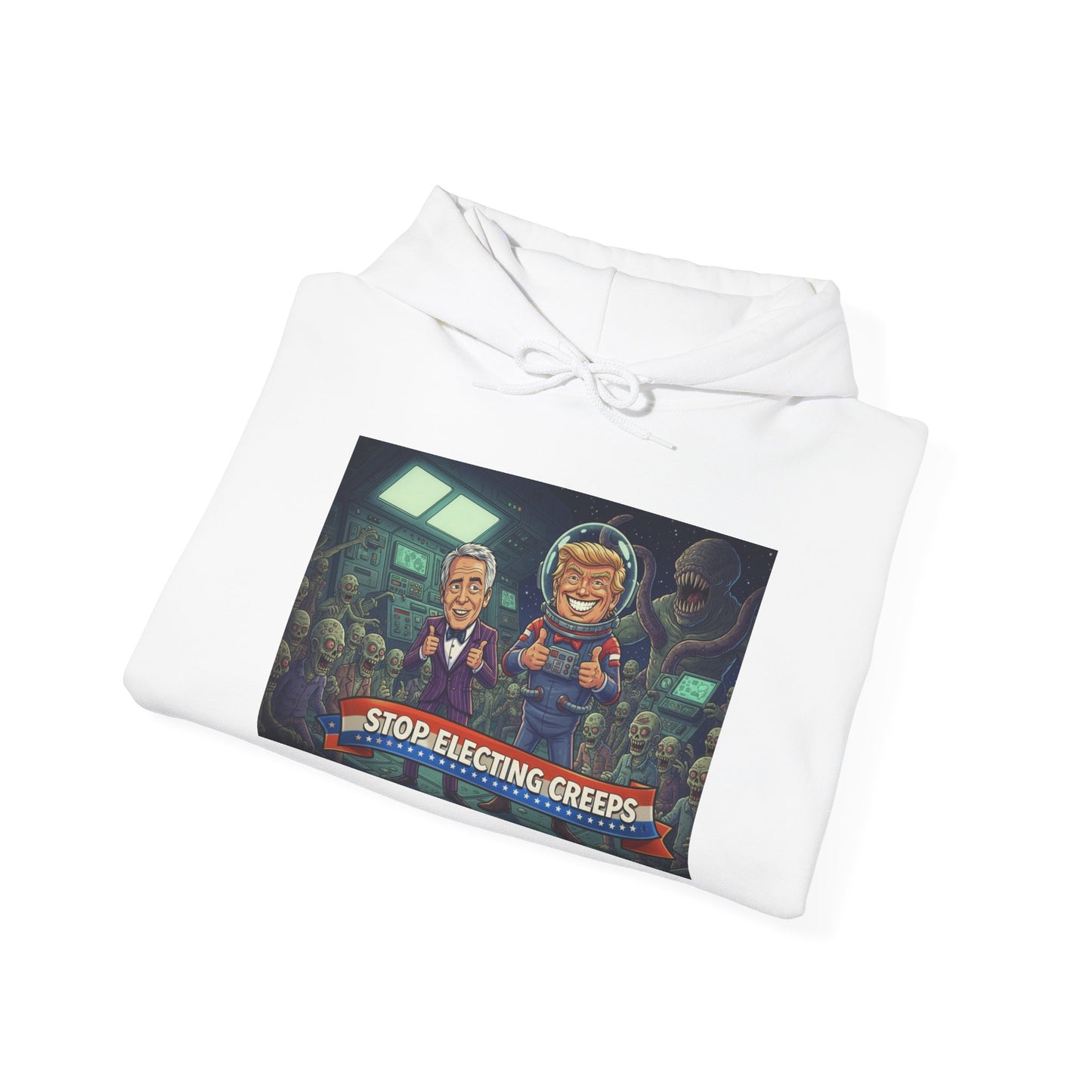Gaming Crew Hoodie — 'Store-Selecting Griefers' Retro Arcade Design
