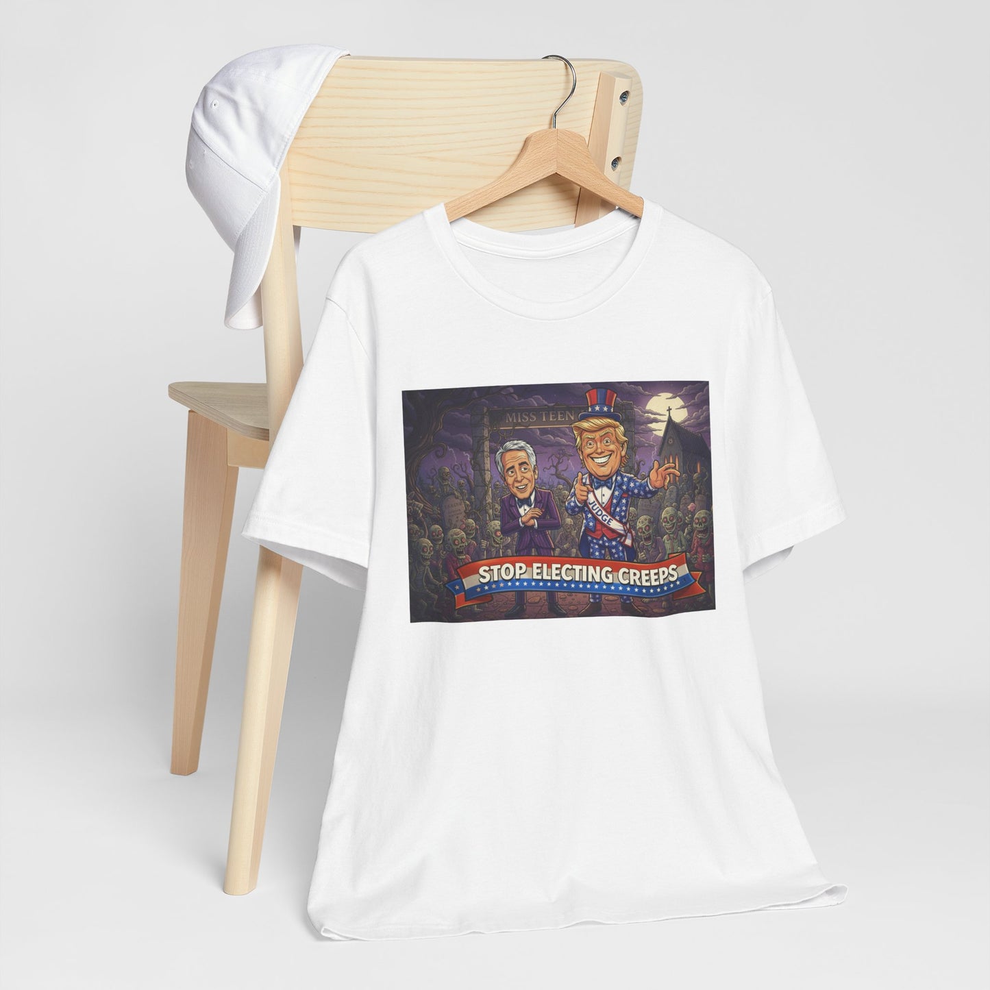 Stop Electing Creeps Political T‑Shirt — Satirical Anti‑Corruption Tee