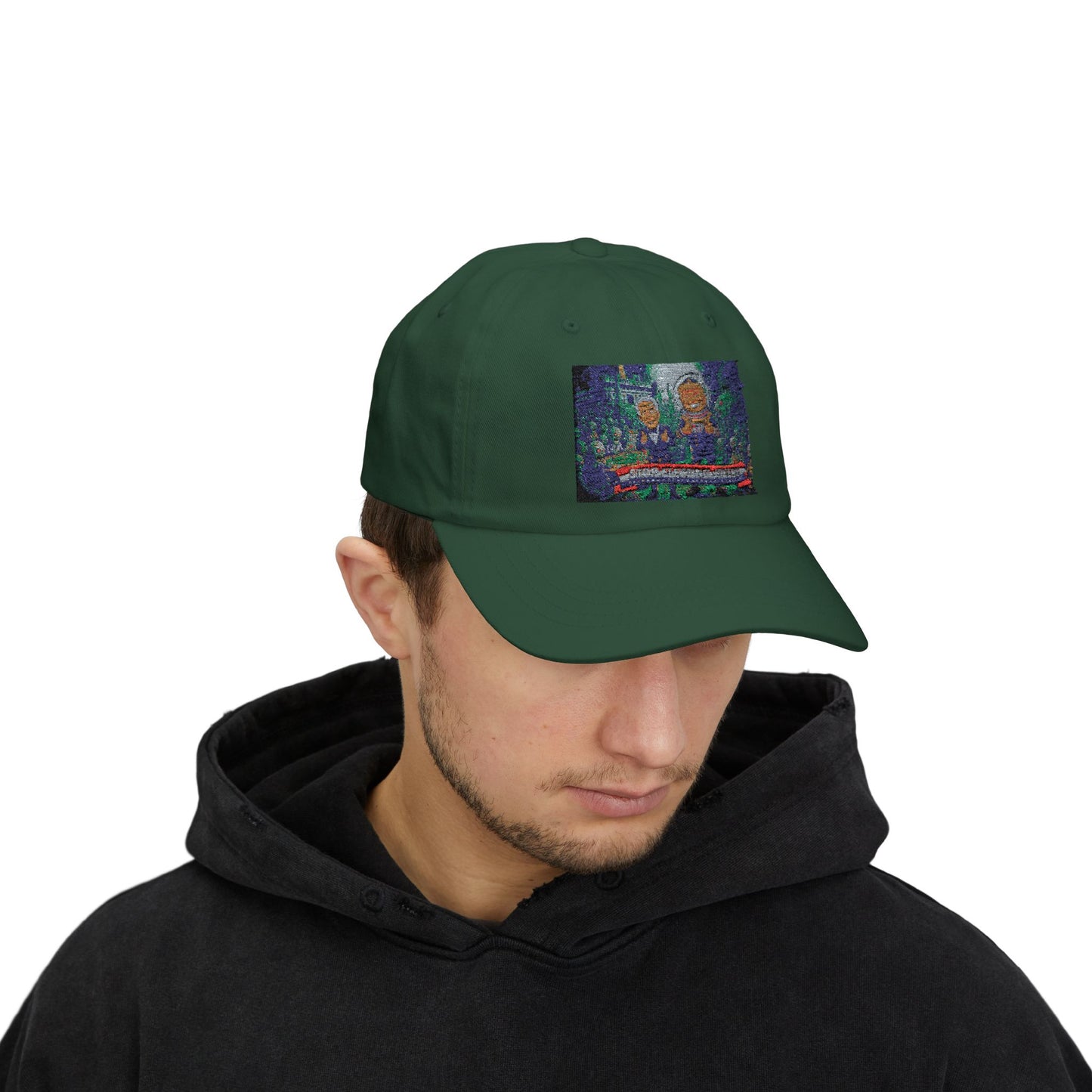Dad Cap — Vintage Photo Mosaic Baseball Hat