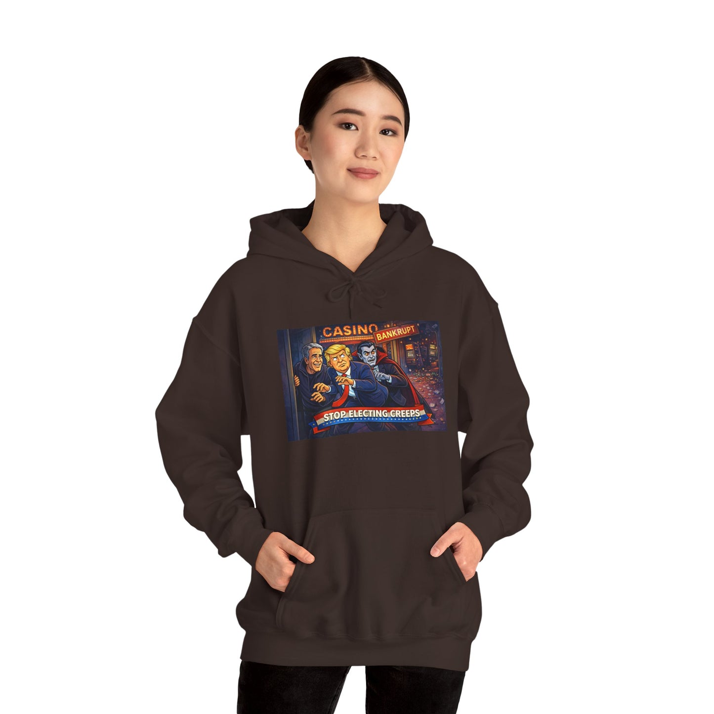 Casino Night Hoodie — Vintage Gambling Scene Sweatshirt