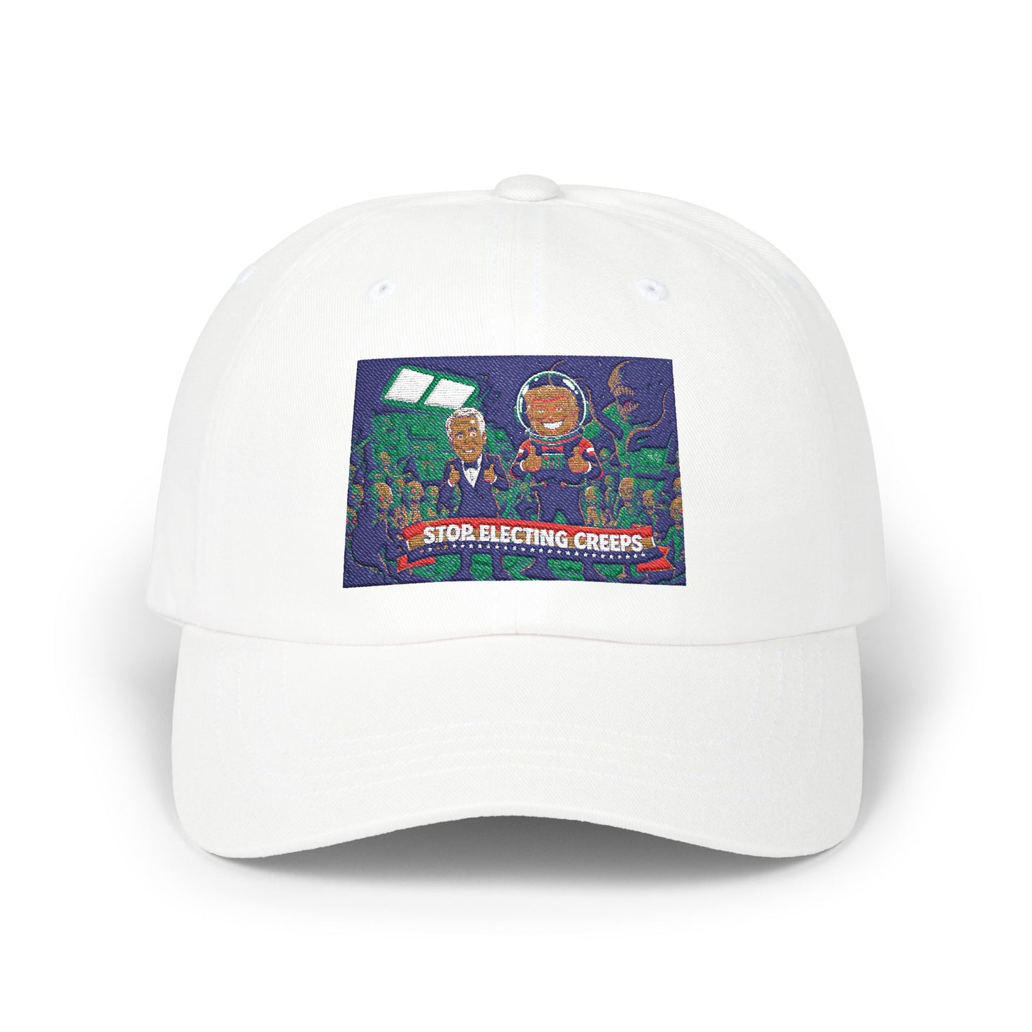 Dad Cap — 'Stop Electing Creeps' Political Statement Hat