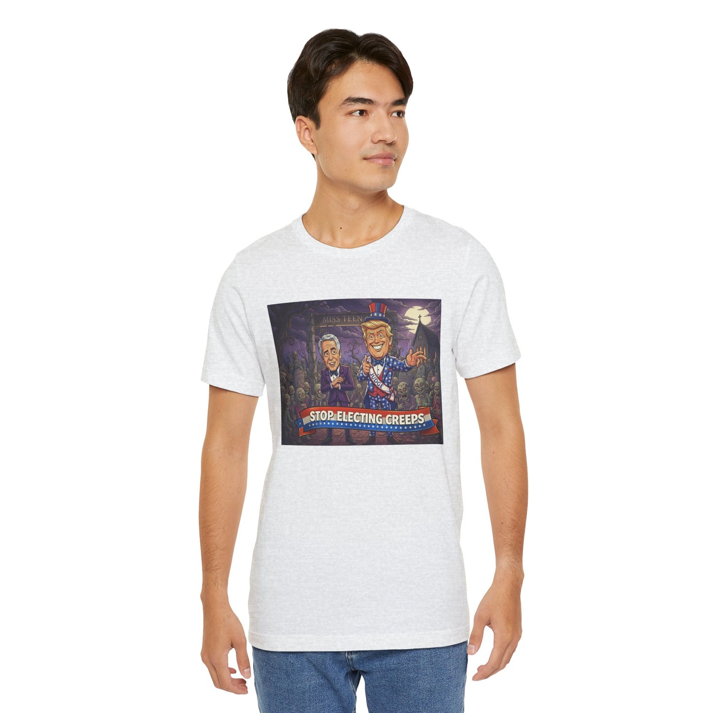 Stop Electing Creeps Political T‑Shirt — Satirical Anti‑Corruption Tee