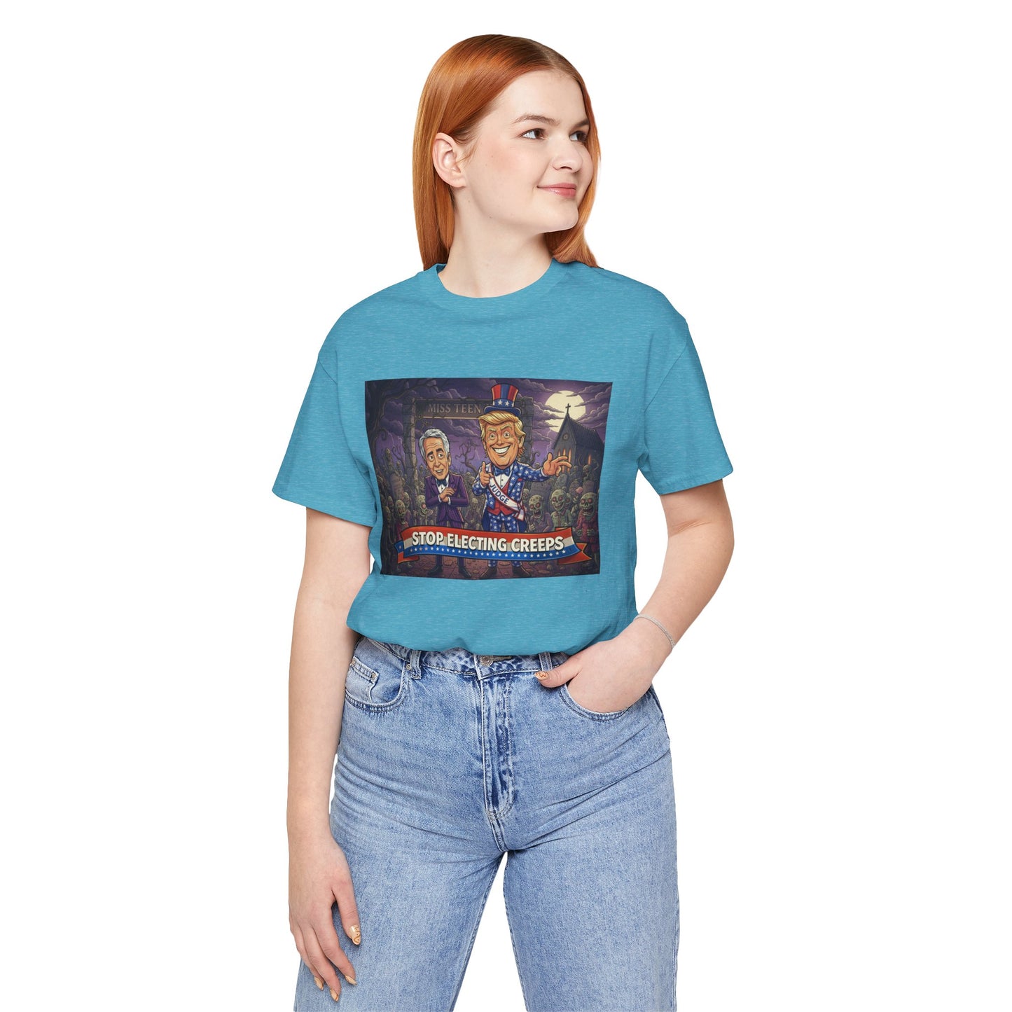 Stop Electing Creeps Political T‑Shirt — Satirical Anti‑Corruption Tee
