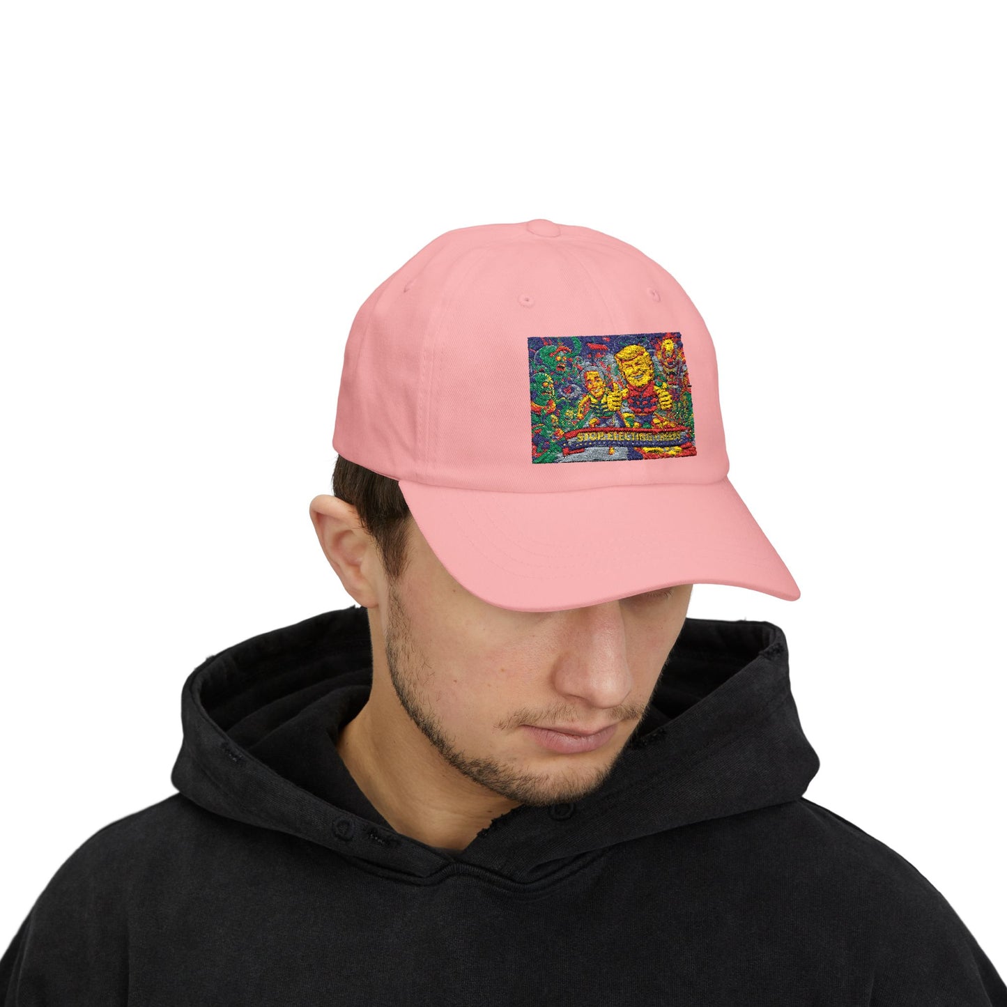 Dad Cap — Colorful Mosaic Smile Design
